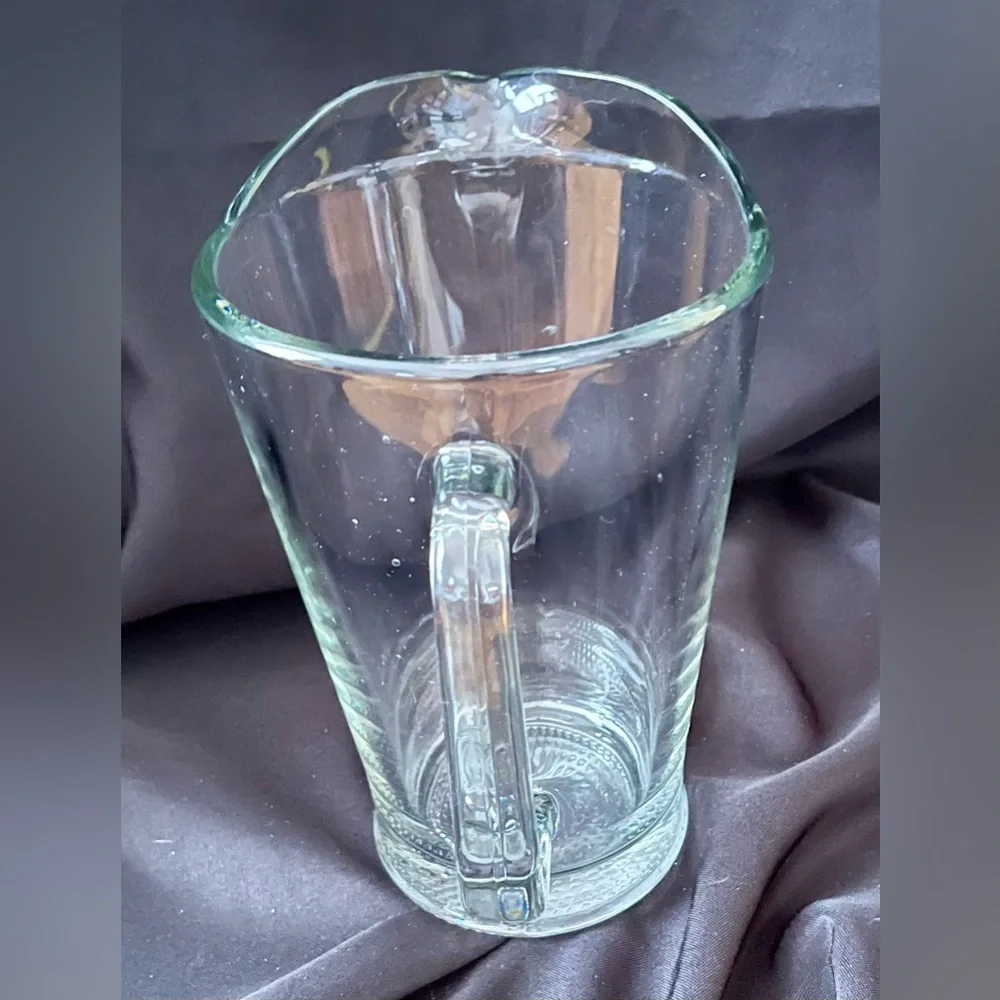 Vintage Libbey 5260 Heavy Clear Glass Pitcher 60 oz Root Beer Water Jug Barware